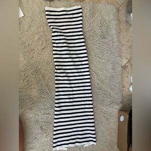 Edikted Black and White Maxi Pencil Skirt